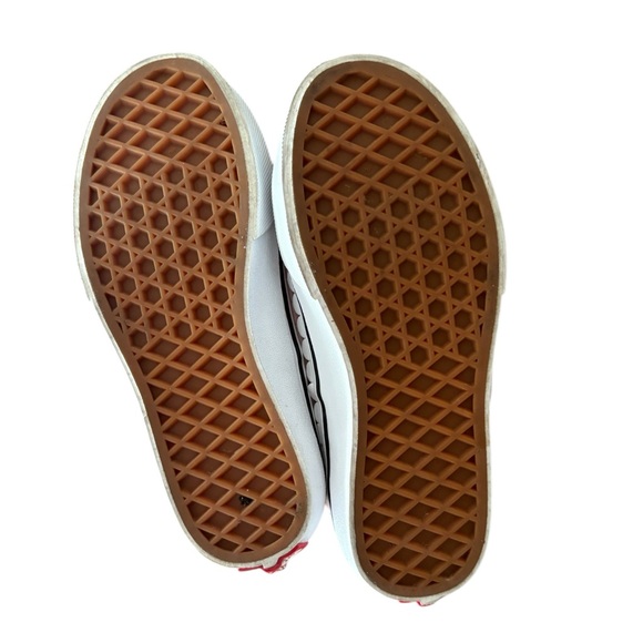 Vans x Disney Minnie Mouse Authentic Bow Sneakers Red White - Picture 10 of 10